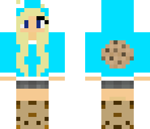 blue cookie girl