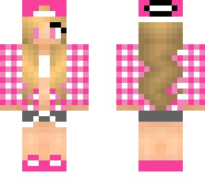 pink plaid tomboy