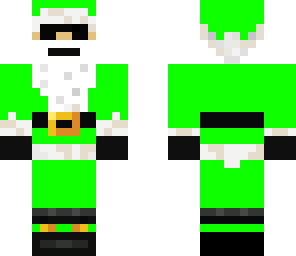 green cool santa