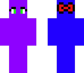 blue and purple girl