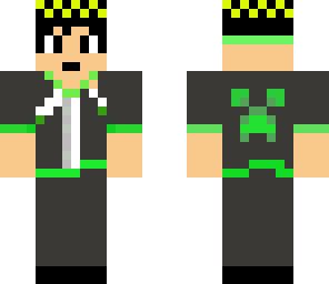 boy in a creeper sweater