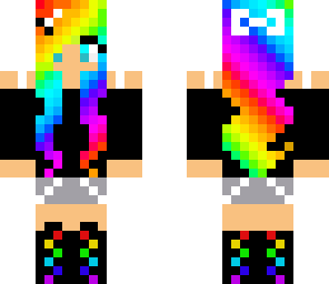 rainbow girl