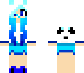 blue girl