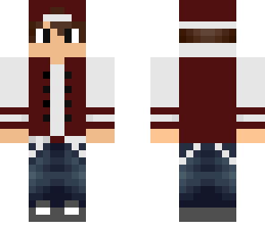 red teen boy