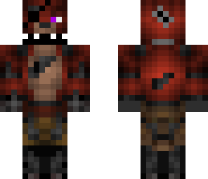 purple eye foxy the pirate fnaf