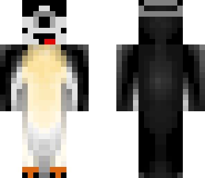 cute derpy penguin with base cap