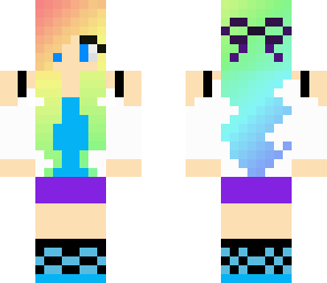 cute rainbow girl