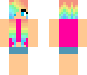 rainbow girl