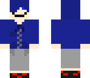 blue hoddie