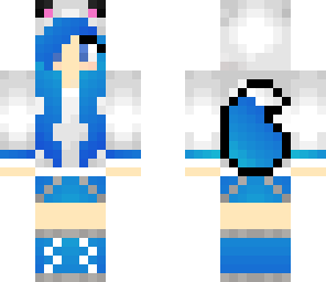 blue wolf girl