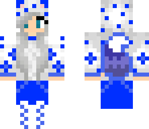 blue leopard girl