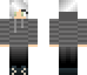 emo guy silver hair