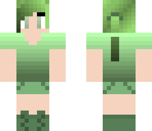 green skin w ponytail