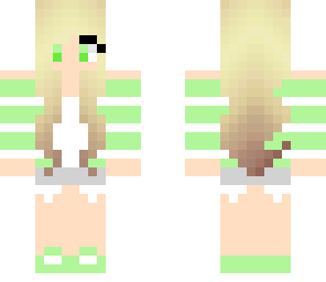 lime green girl