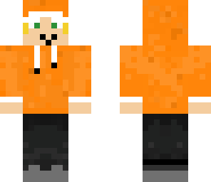 orange blond hoodie