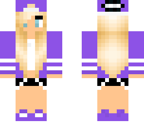blonde purple tomboy