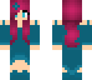 blue girl