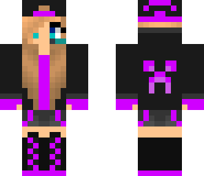 creeper girl with microphone