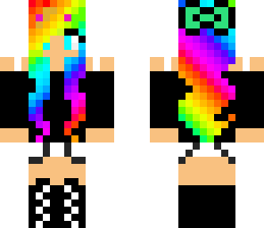 rainbow kitty girl