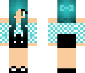 blue bow girl
