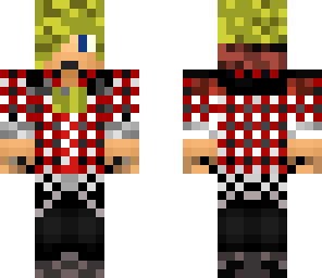 checkeded skin blond