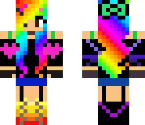 rainbow  pop girl