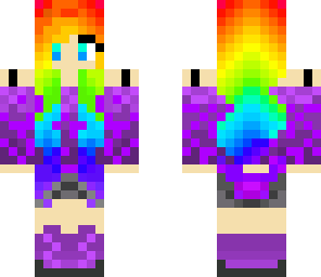 rainbow girl