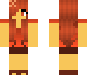 red inspired girl