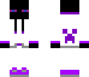 enderman in white jacket