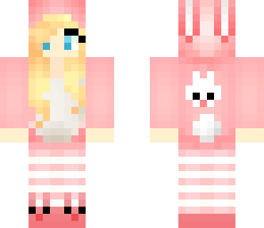 cute rabbit pajama girl