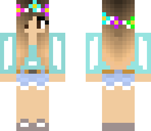 blue spring girl