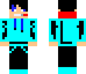 blue hood