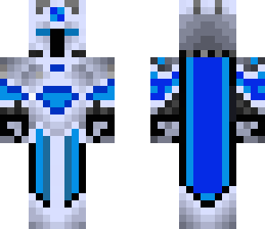 blue and sliver knight