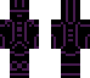 purple tron suit