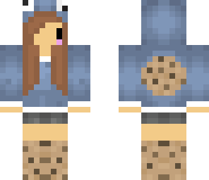 cookie monster girl chibi