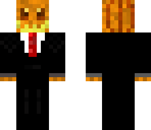 pumpkin in a suit
