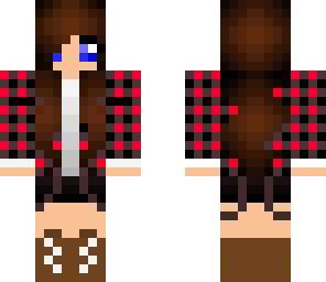 fixed red flannel girl