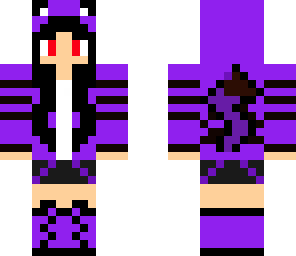 purple girl pikachu