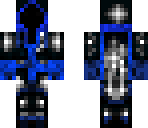 blue hooded shadow