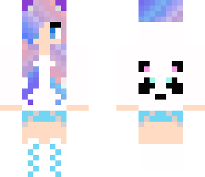 panda hoodie girl