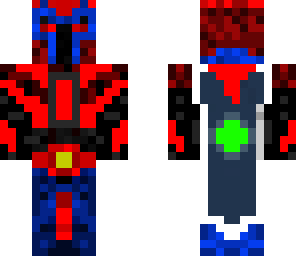 red and blue spartan