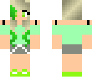 emerald green girl