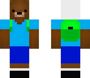 bear dressed as finn the human