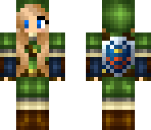 edited girl link skin