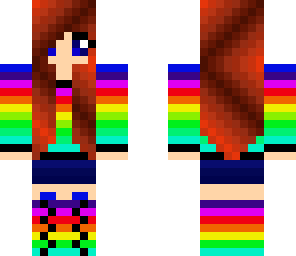 rainbow girl