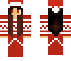 santa girl skin