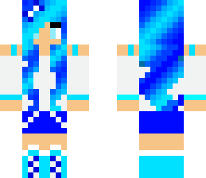 blue girl