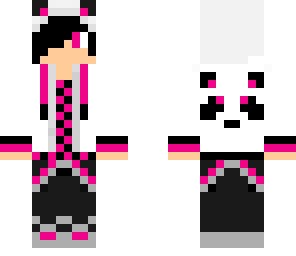 hot pink panda boy