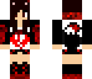 dipped in blood