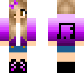 purple music girl